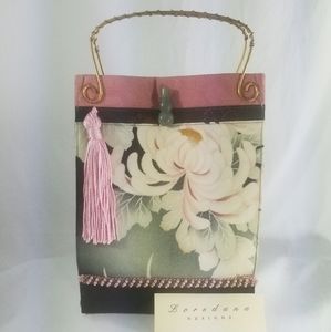 LOREDANA Artisan Antique Kimono Handstitched Tote